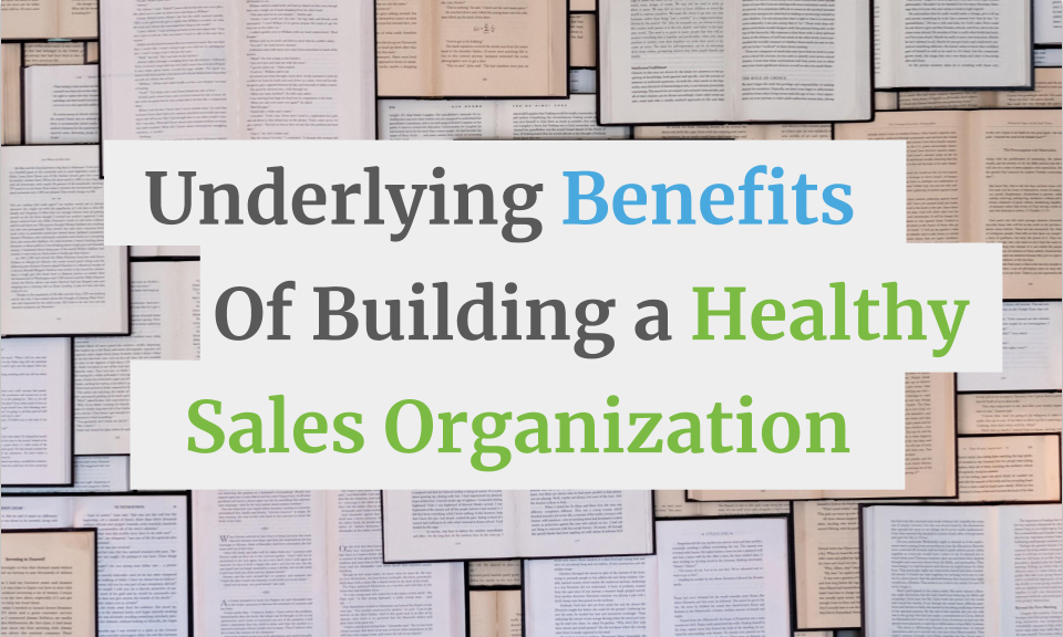 4 Benefits to Building a Healthy Sales Organization