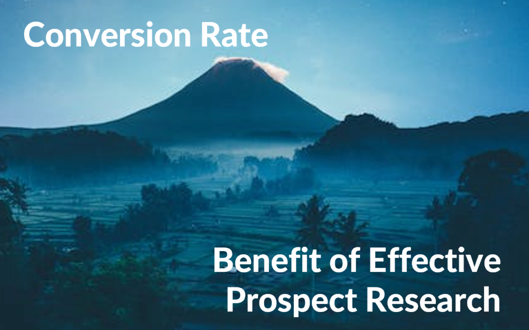 Prospect Research Drives Better Conversion Rates