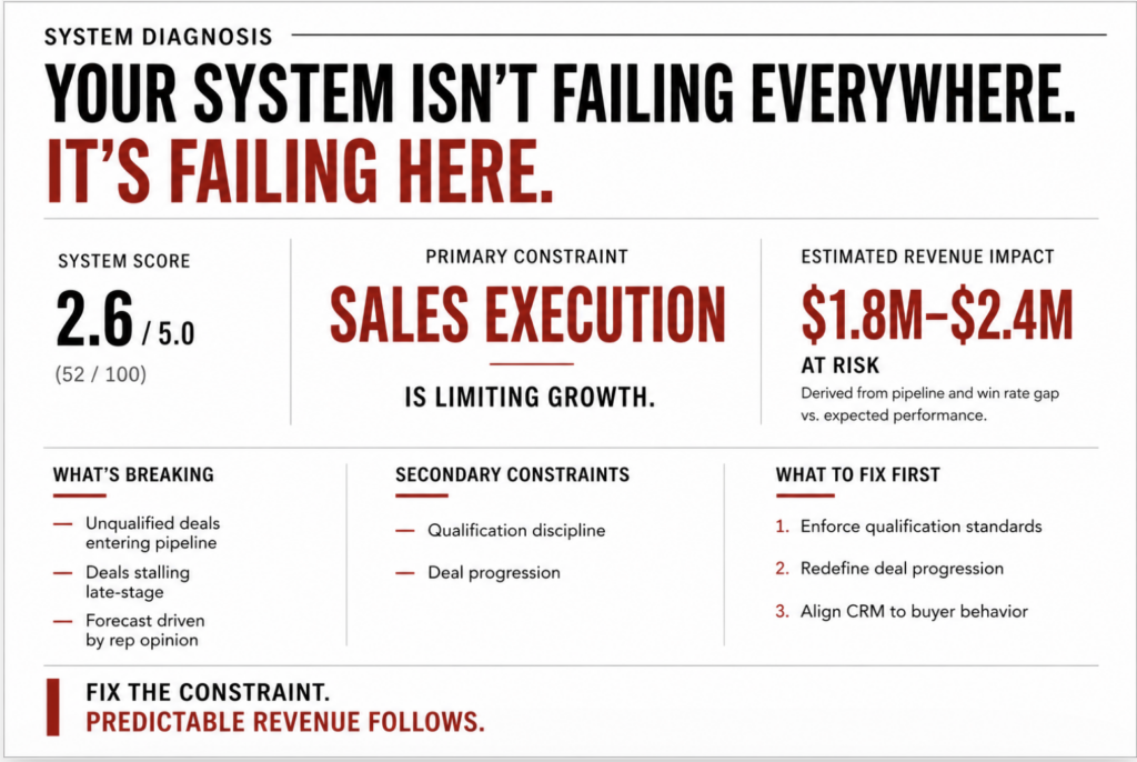 Revenue System Assessment sample